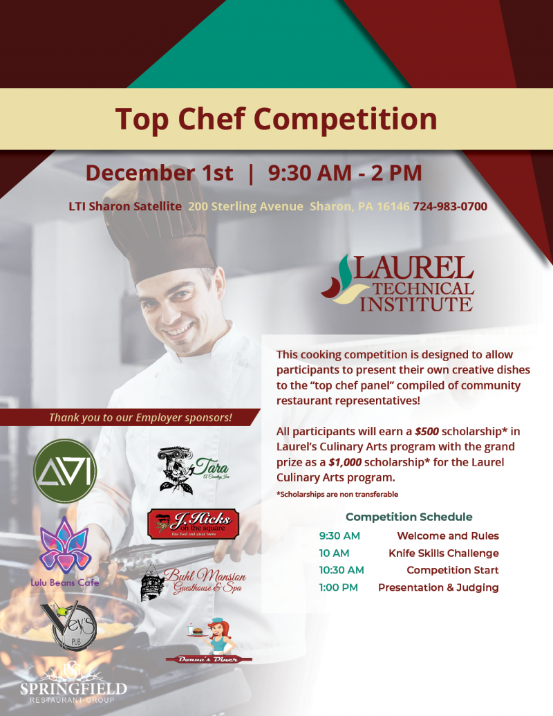Top Chef Competition Laurel Institutes