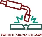 AWS D1.1 Unlimited 3G SMAW
