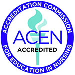 ACEN badge for Laurel nursing program