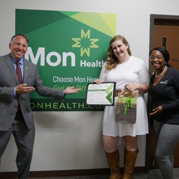 Grace McMillen Receives Scholarship from MonHealt